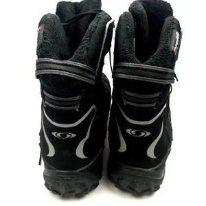 Salomon Snowtrip Black Thinsulate 200 Gram Waterproof Boots Mens Size 14 Salomon Snowtrip Black Thinsulate 200 Gram Waterproof Boots  main image 4